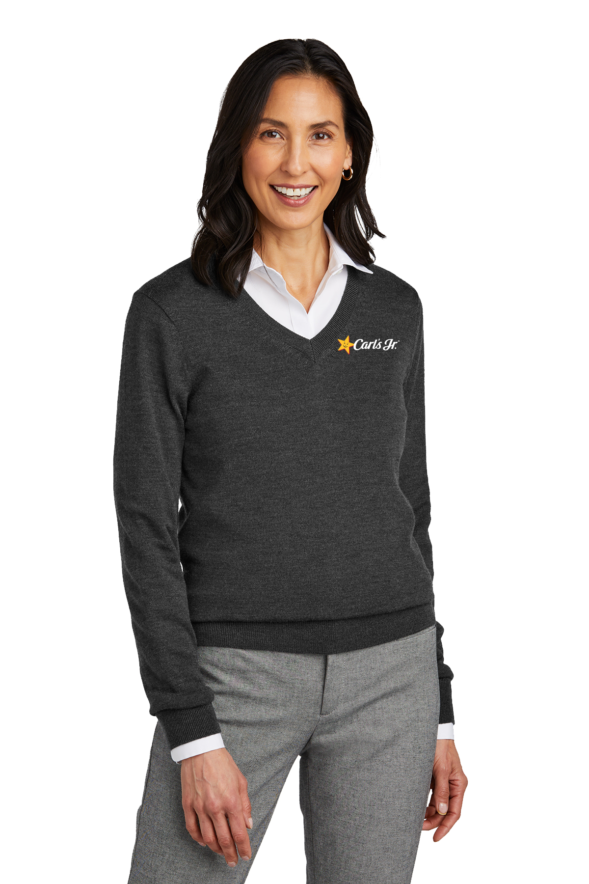 Brooks Brothers Women’s Washable Merino V-Neck Sweater